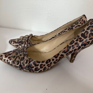 Leopard Print Women's Heels